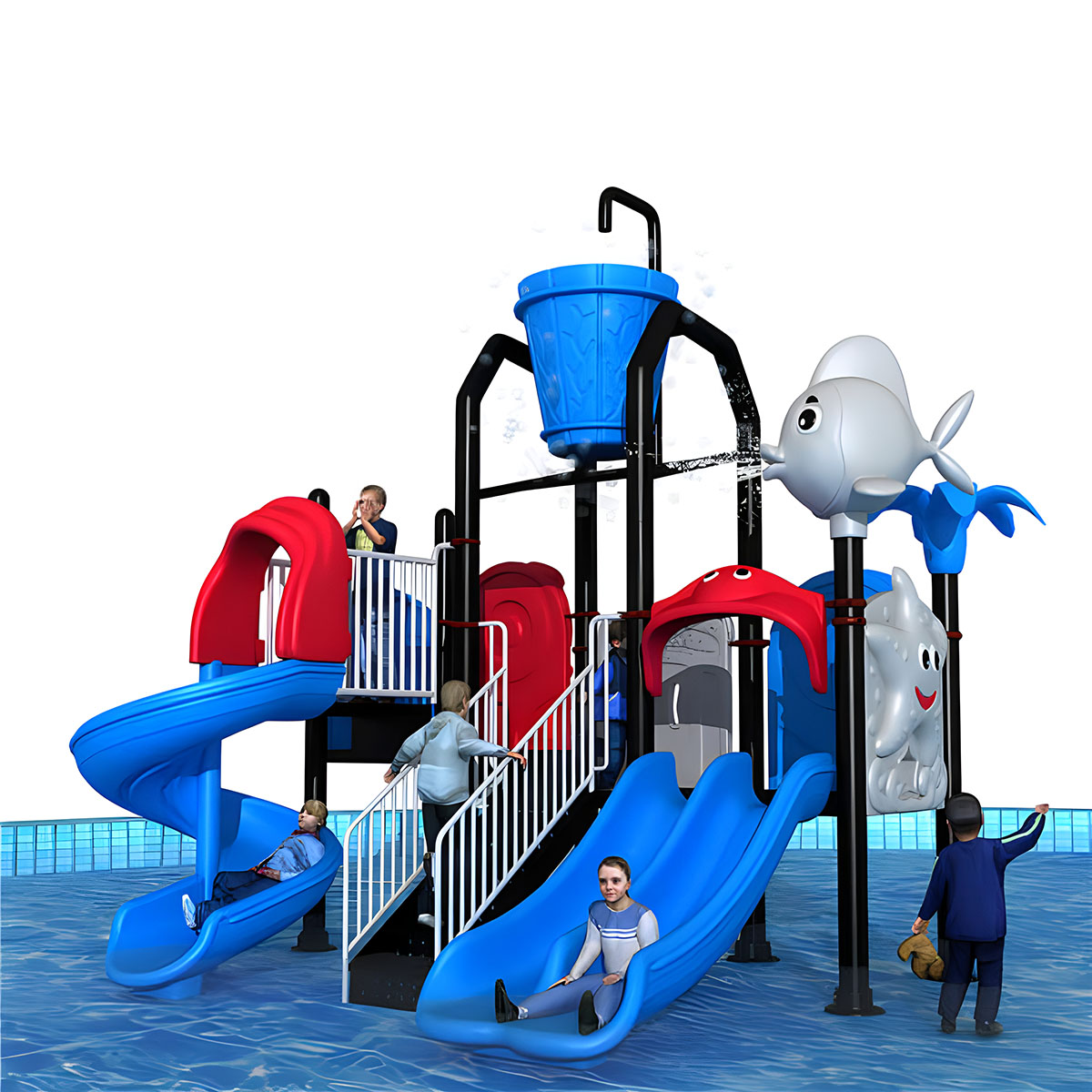 Outdoor Adventure Resorts - Ticari Su Eğlence Parkı Çocuk Su