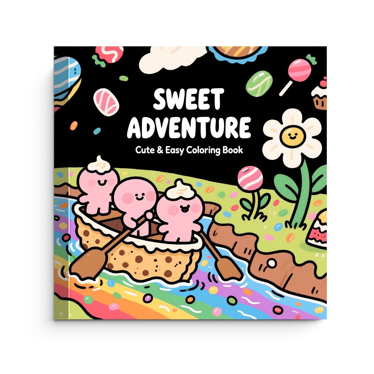 Outdoor Adventure Books - Sevimli, Kolay, Tatlı Macera Boyama Kitabı,