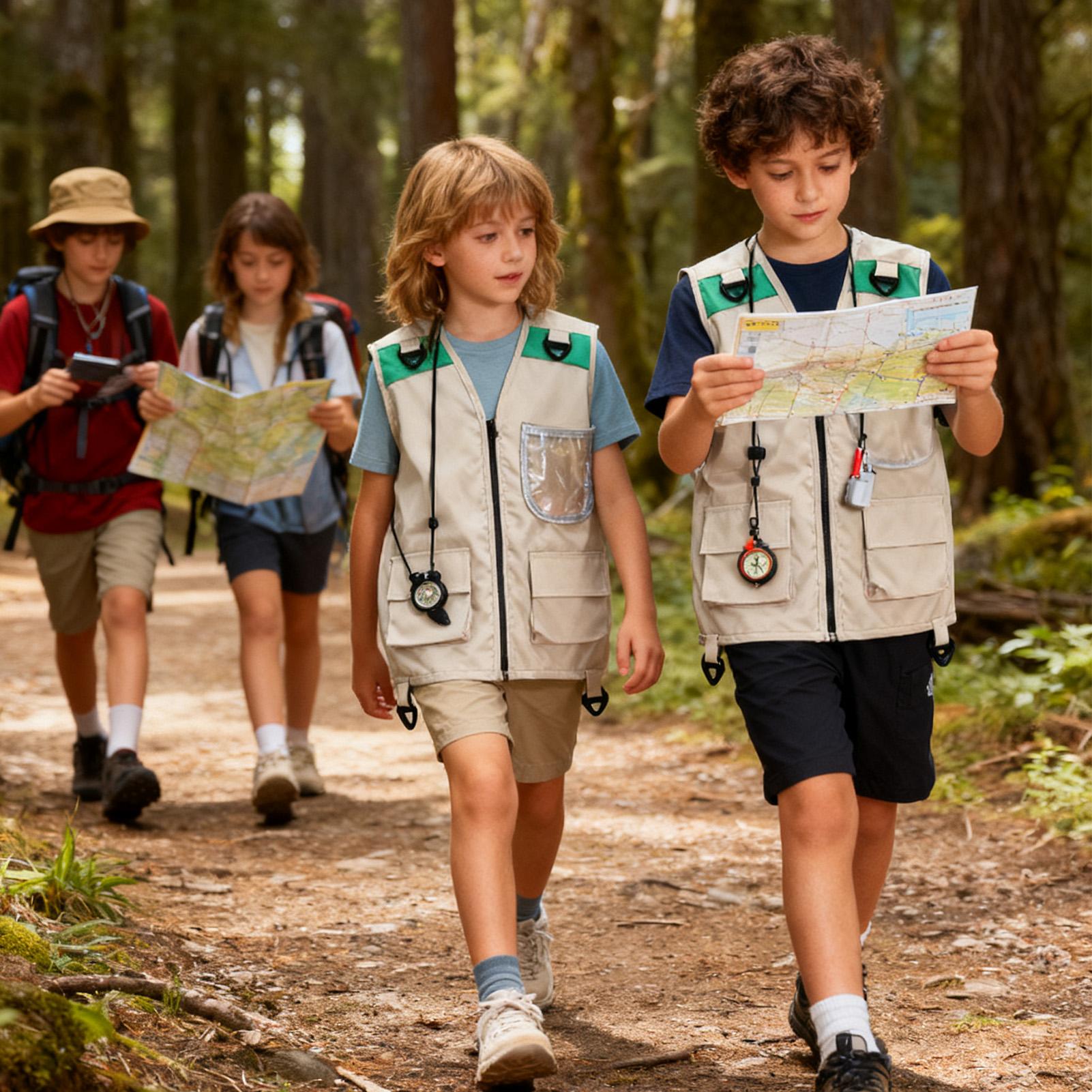 Çocuklar için Kaşif Yeleği Kos - Outdoor Adventure Boys incelemesi ve fiyatı
