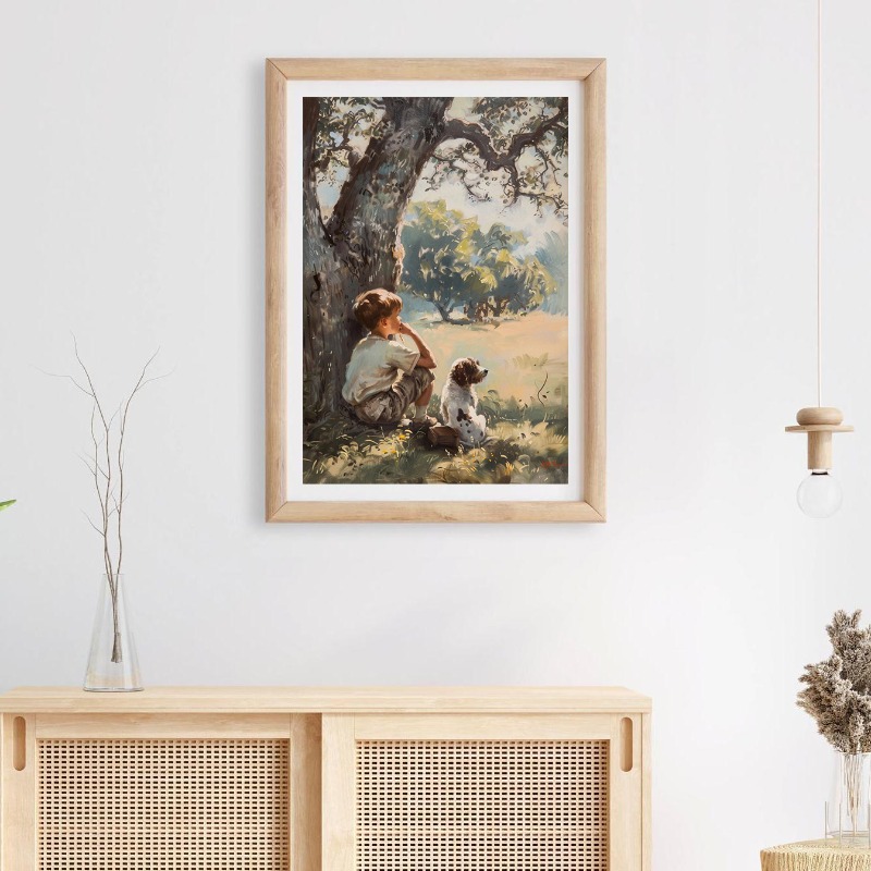 Vintage Erkek Odası sanat post - Outdoor Adventure Boys incelemesi ve fiyatı