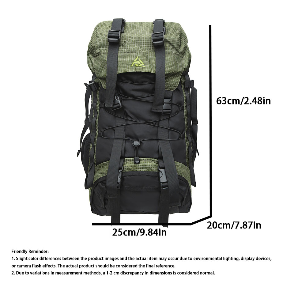 55L Açık Hava Dağcılık Sırt Ça - Outdoor Adventure With No Backpack incelemesi ve fiyatı