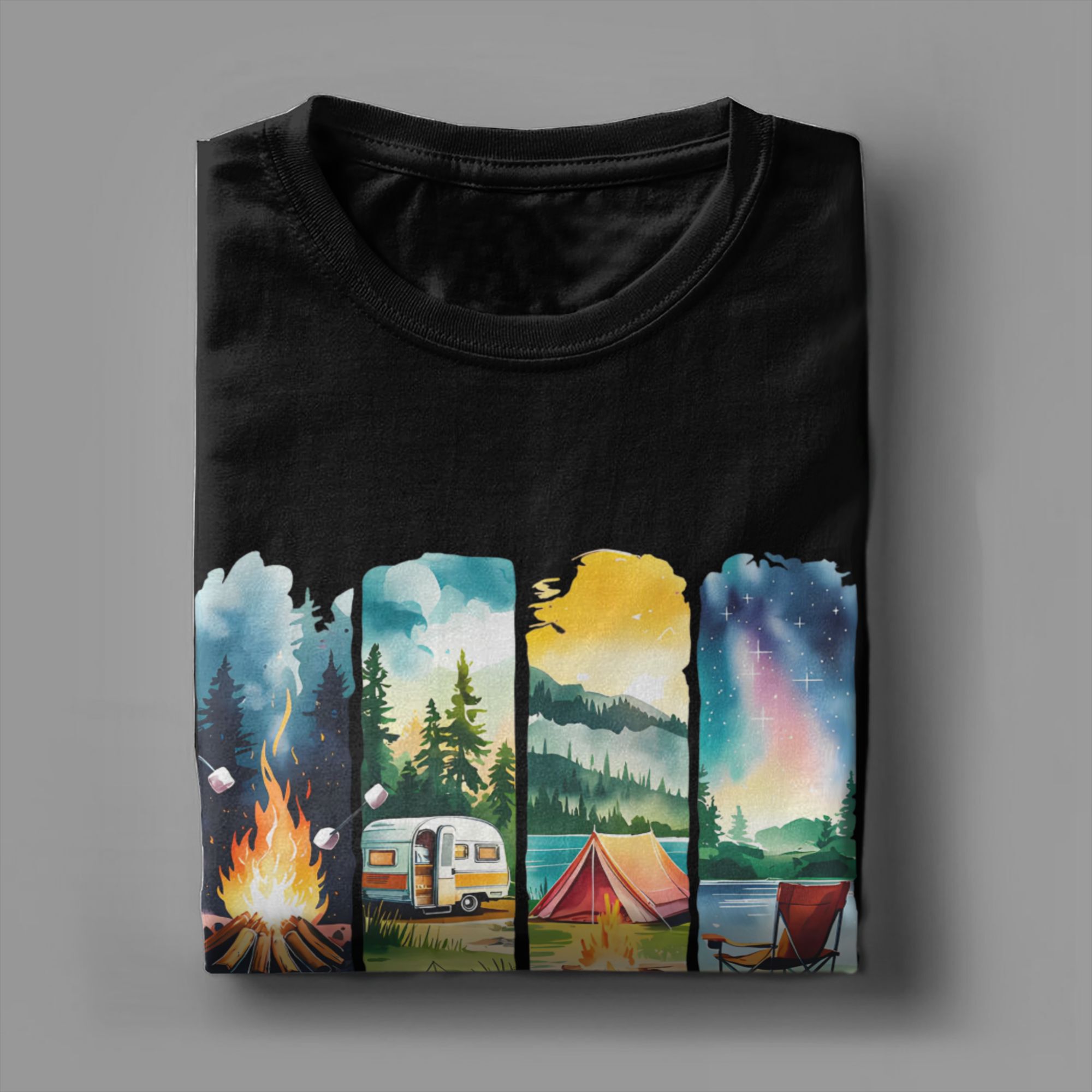 Kamp Hayatı T-Shirt RV Çadır K - Outdoor Adventure Rv incelemesi ve fiyatı